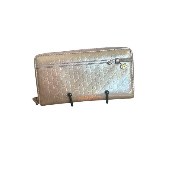 Gucci Guccisimo Chsmpagne Color Long Zip Wallet - Picture 4 of 12
